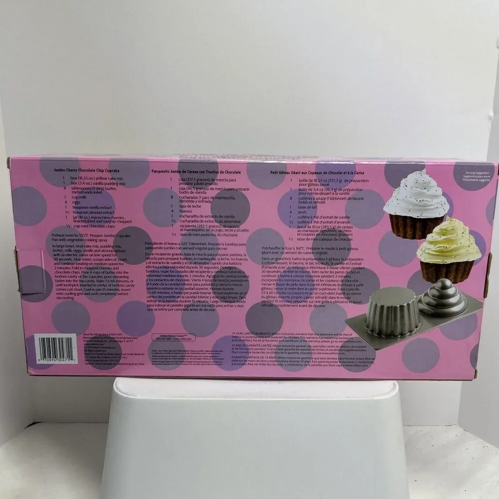🆕🔥🆕GIANT CUPCAKE PAN New By Wilton Dimensions Decorative‎ Bakeware🆕🔥🆕